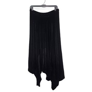 Dress To Kill Women's Velvet Hi-low Hem Midi Skirt